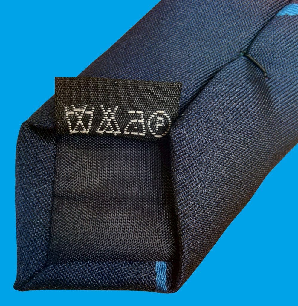 Care Instructions For Your Custom Accessory | care Silk Care Instructions Label Inside a Tie