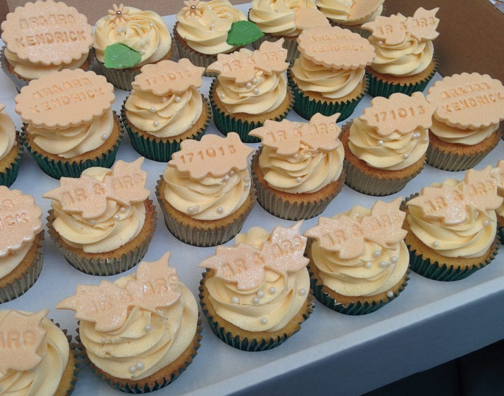 Wedding cupcakes