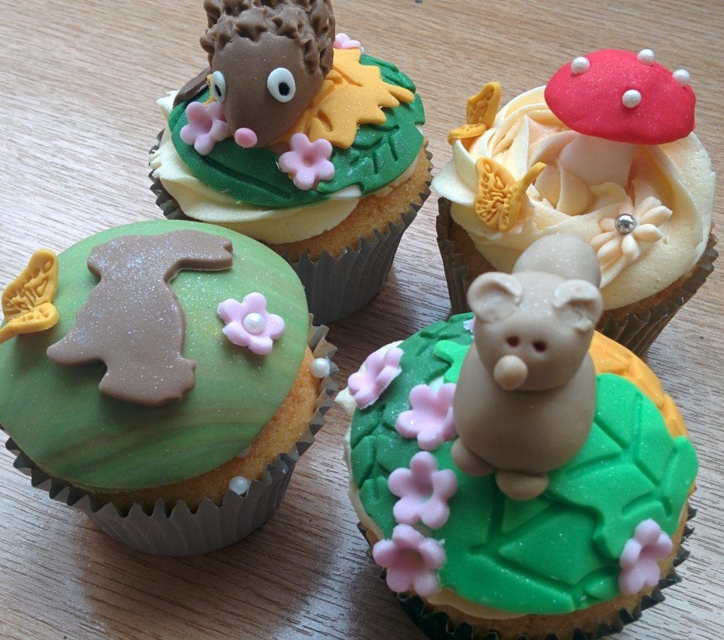 Wedding day for a member of staff! | wedding Woodland wedding cupcake