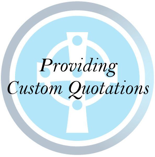 Keltic Ties logo overlayed with Providing Custom Tie Quotations text