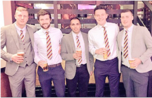 Cricket club ties for younger generation | egerton park cricket club | Cricket players in their club ties