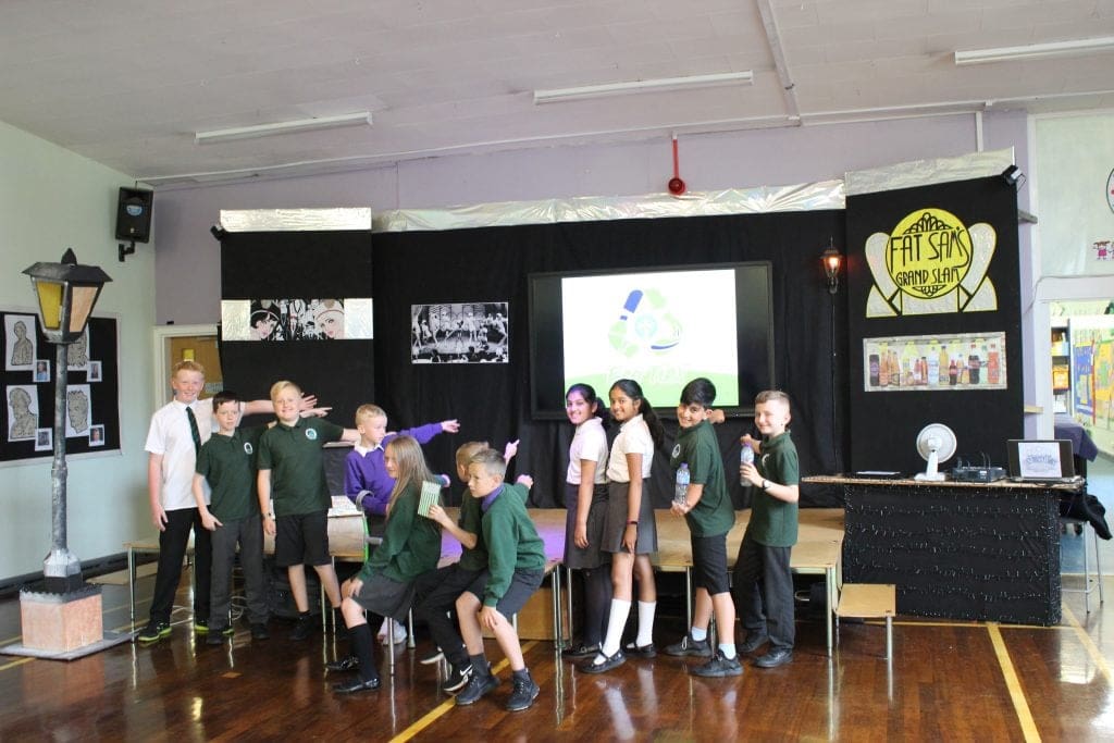 Keltic school visit – eco ties hand out Keltic school visit – eco ties hand out