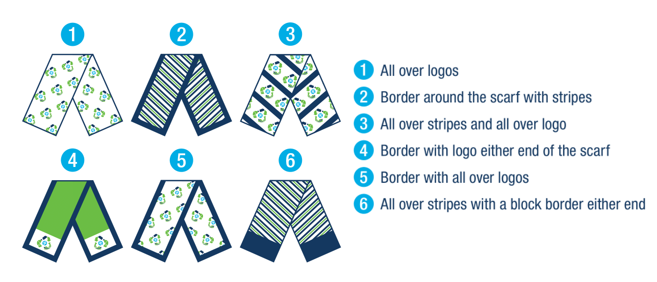 Keltic ties | free visuals, free scarves visuals