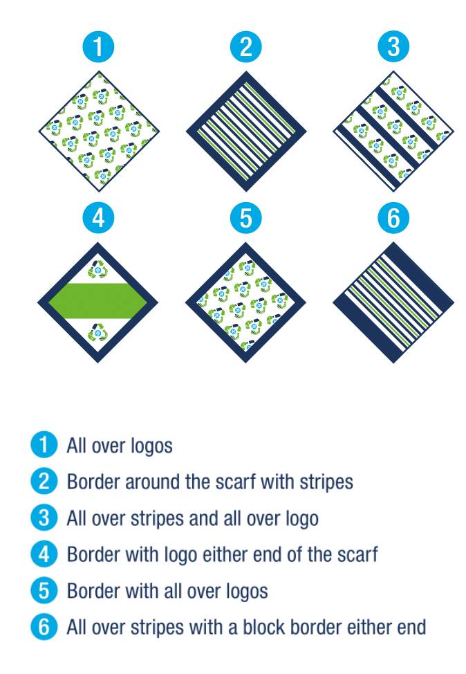 Keltic ties | free scarves visuals, free visuals