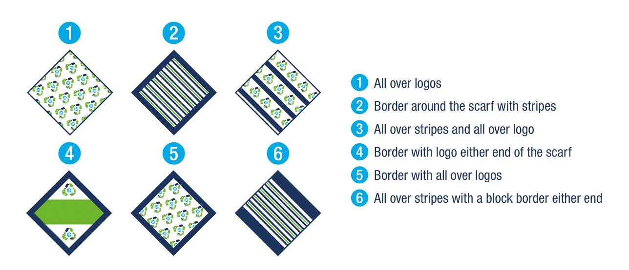 Keltic ties | free scarves visuals, free visuals