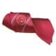 Royal arch chapter of inverness red tie with a crest