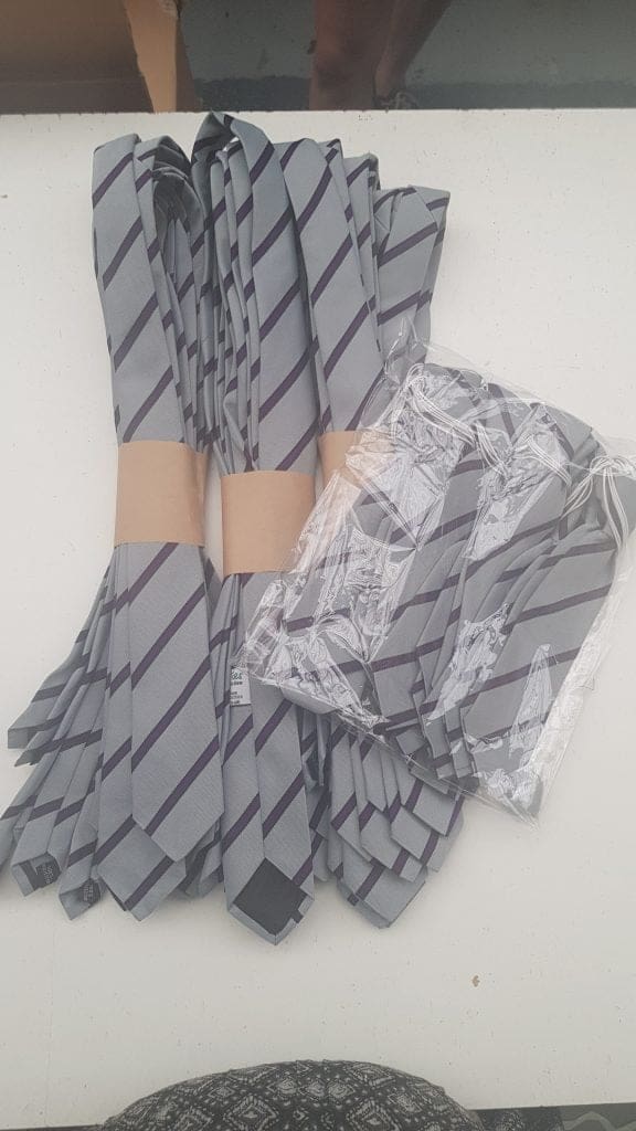 Keltic school visit – eco ties hand out Keltic school visit – eco ties hand out