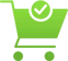 Shopping cart icon for easy club tie ordering